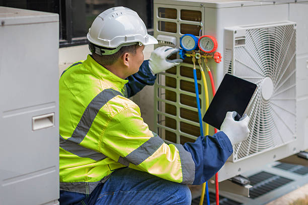 Professional Hvac technician working in Lexington, TX